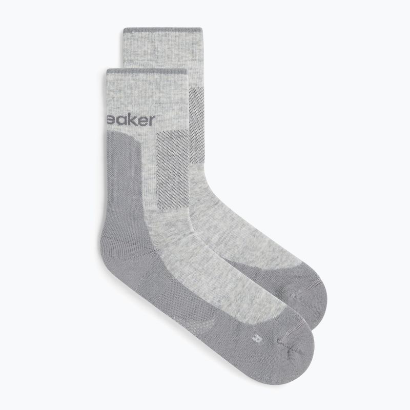 Pánské ponožky Icebreaker Merino Hike+ Medium Crew blizzard heather/alloy 2