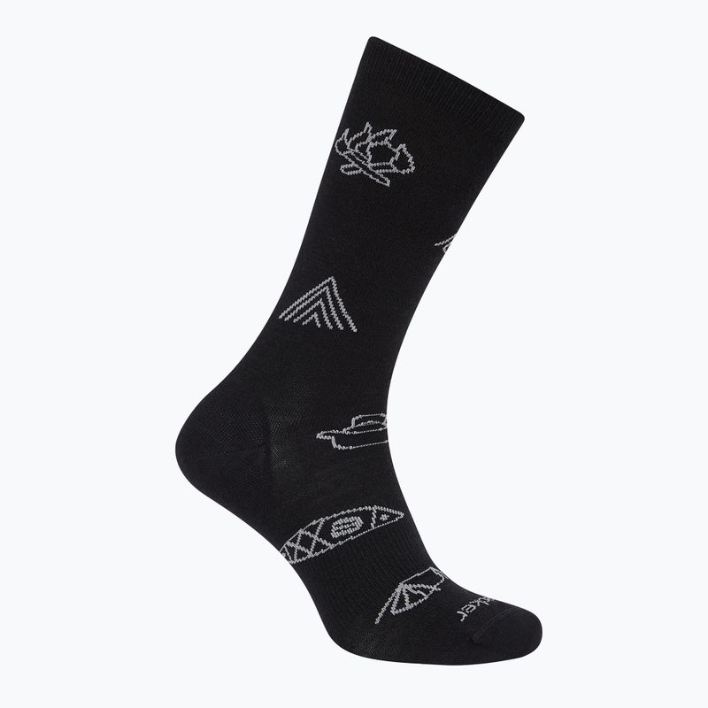 Pánské ponožky Icebreaker Merino Ultralight Crew Camp Ess black/alloy
