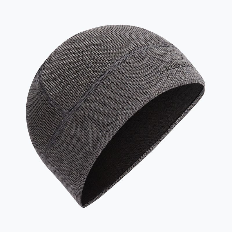 Zimní čepice icebreaker Merino 260 Waffle Reversible Beanie obsidian/černá