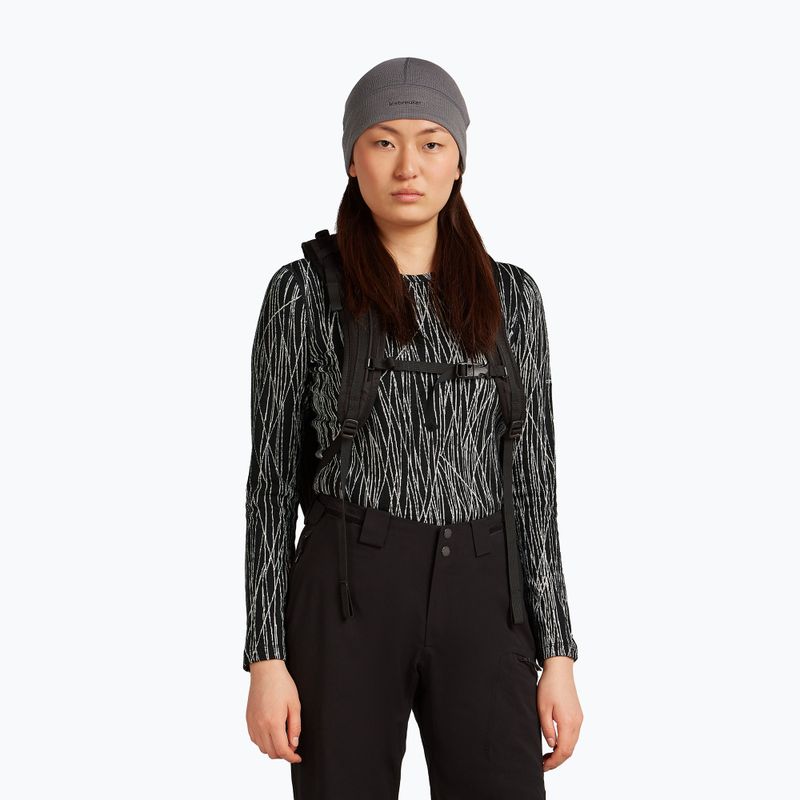 Zimní čepice icebreaker Merino 260 Waffle Reversible Beanie obsidian/černá 5