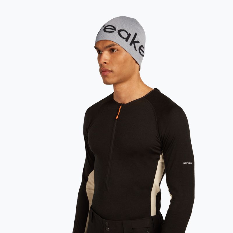 Zimní čepice icebreaker Merino Icebreaker Beanie alloy/black 3