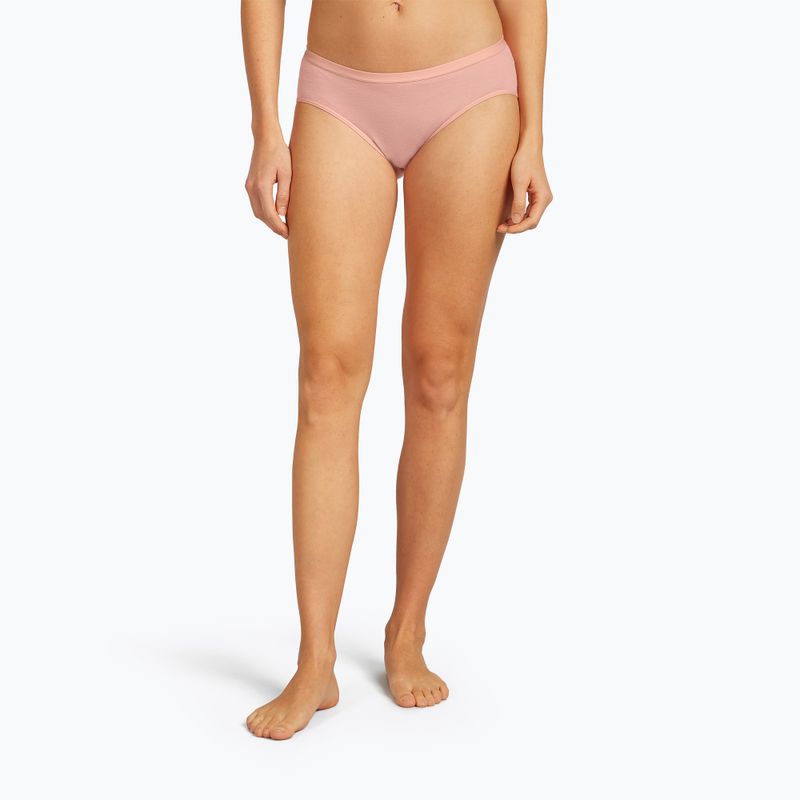Dámské termokalhotky Icebreaker Siren Hipkini blush 2