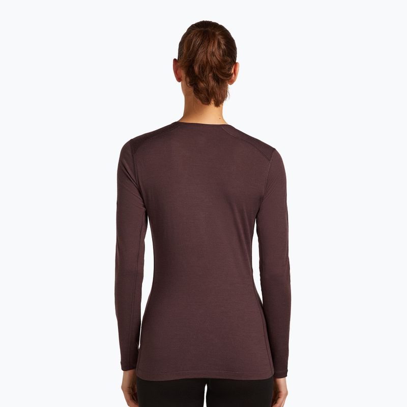 Dámské termo tričko Icebreaker Longsleeve 200 Oasis Crewe java 3