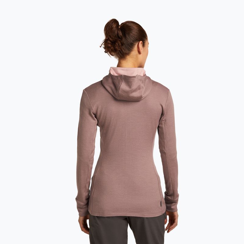 Icebreaker dámská mikina s kapucí Merino 260 Quantum IV Zip Summit/Blush 4