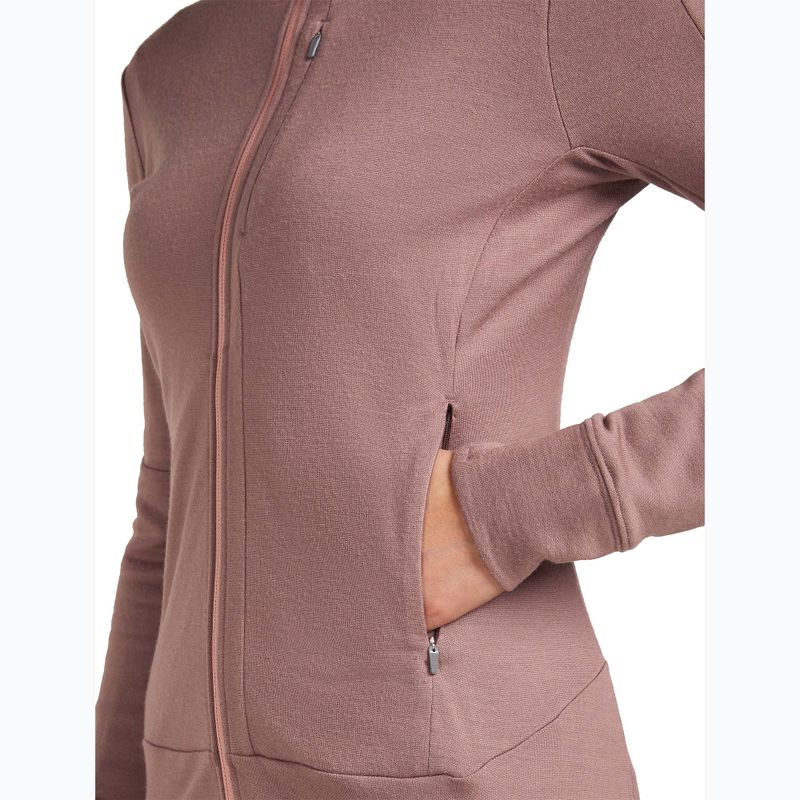 Icebreaker dámská mikina s kapucí Merino 260 Quantum IV Zip Summit/Blush 9