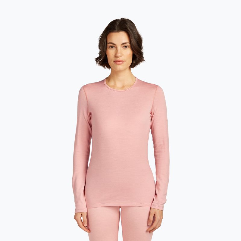Dámské termo tričko Longsleeve icebreaker 260 Tech Crewe blush