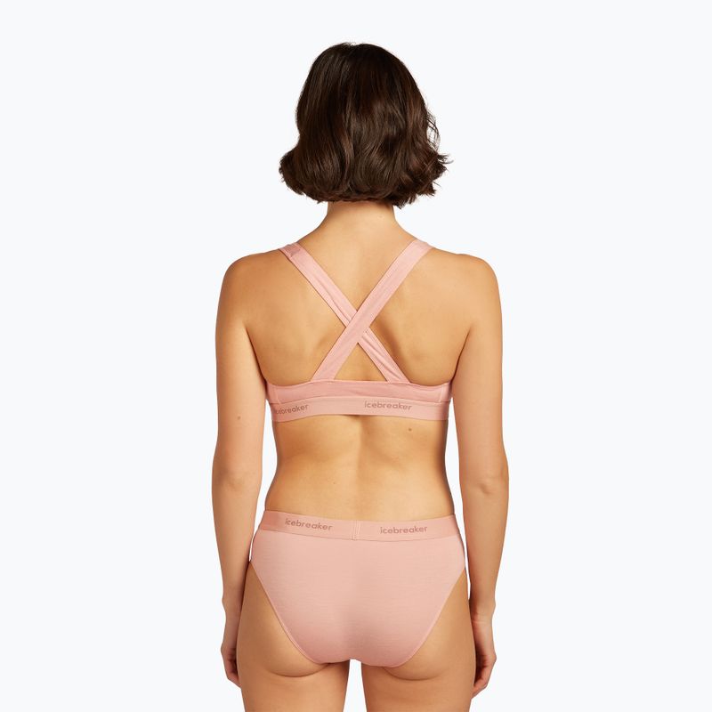 Sportovní podprsenka Icebreaker Merino 125 Cool-Lite Sprite Racerback blush 4