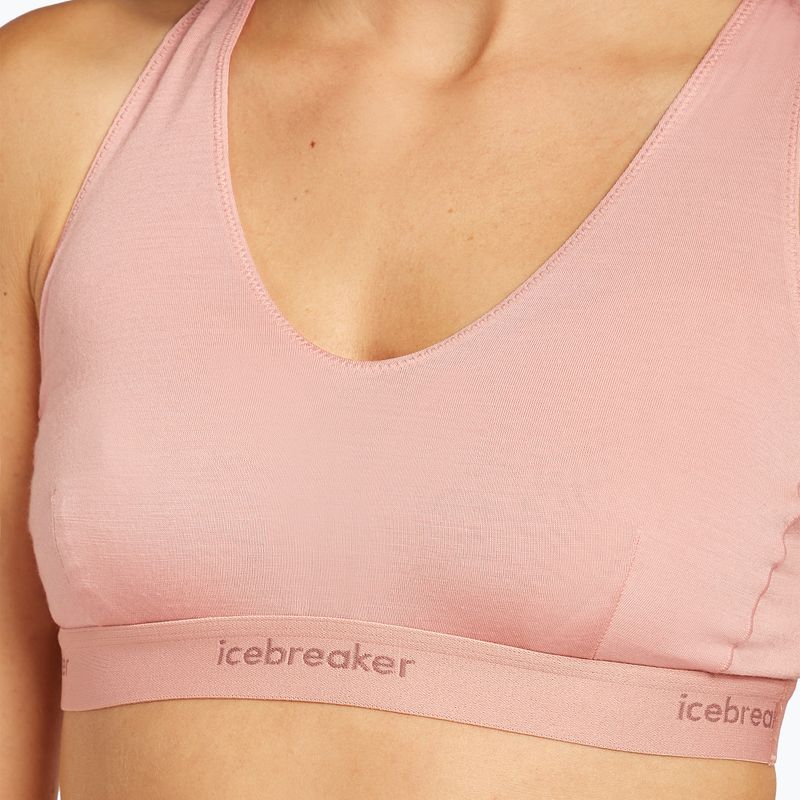 Sportovní podprsenka Icebreaker Merino 125 Cool-Lite Sprite Racerback blush 6