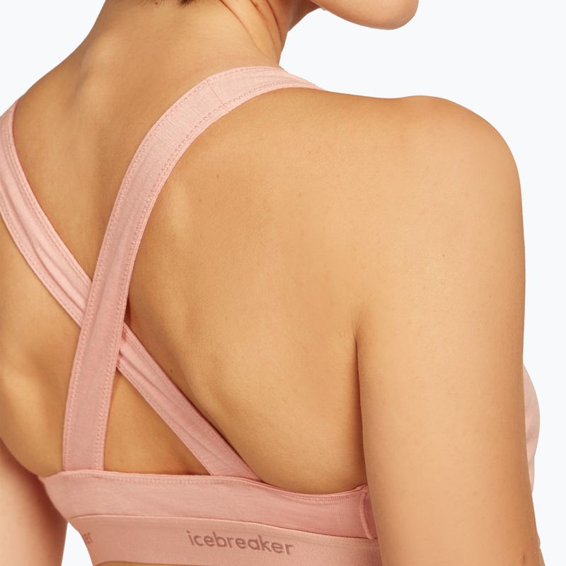 Sportovní podprsenka Icebreaker Merino 125 Cool-Lite Sprite Racerback blush 7