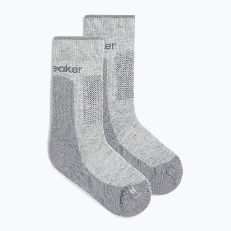 Icebreaker dámské ponožky Merino Hike+ Medium Crew blizzard heather/alloy 2