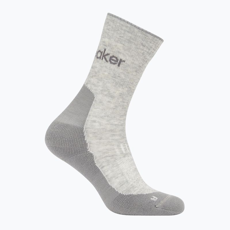 Dámské ponožky Icebreaker Merino Hike+ Light Crew blizzard heather/alloy