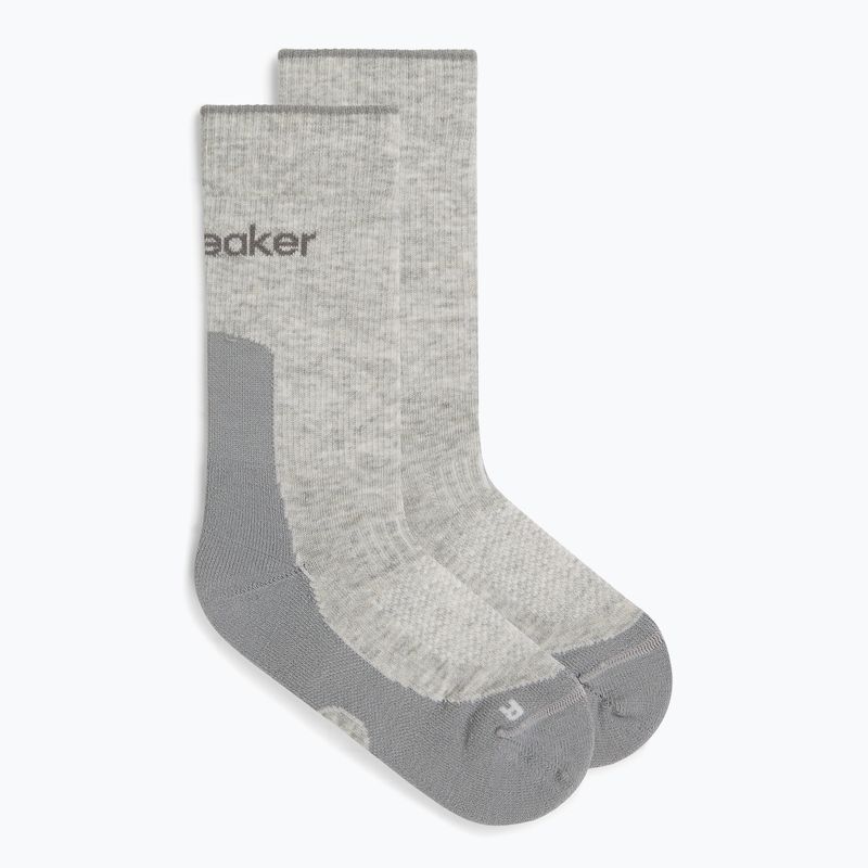 Dámské ponožky Icebreaker Merino Hike+ Light Crew blizzard heather/alloy 2