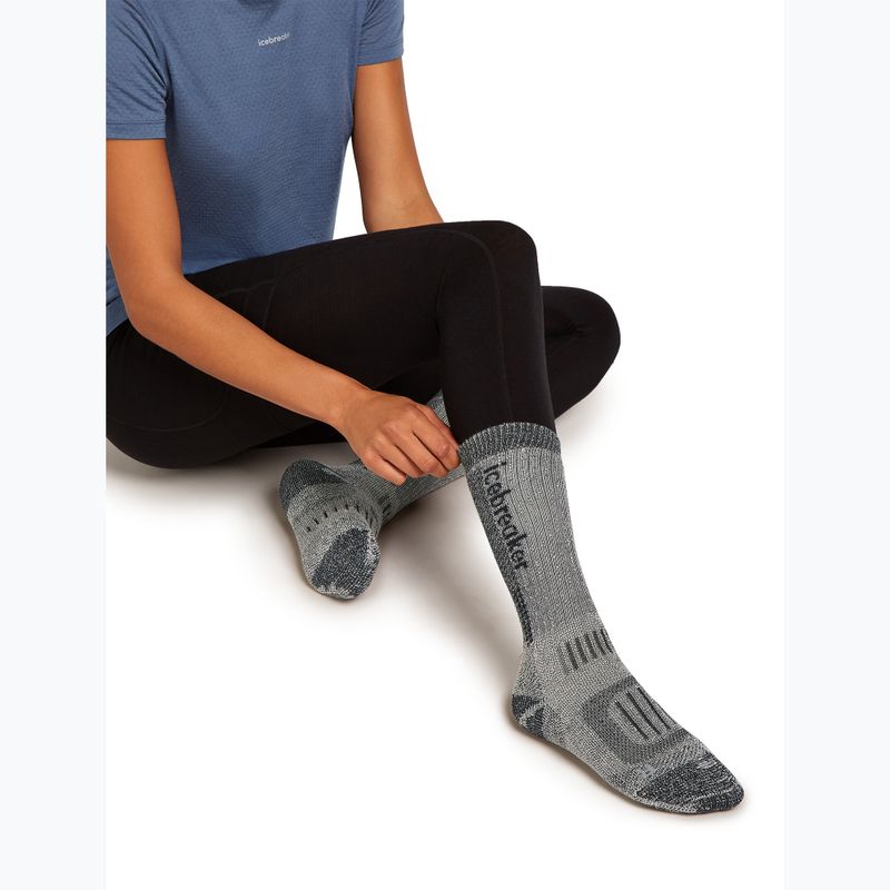 Dámské ponožky Icebreaker Merino Hike+ Mountaineer Mid Calf jet heather/black 4