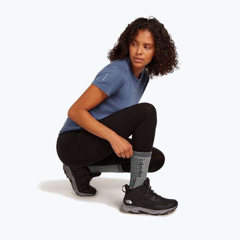 Dámské ponožky Icebreaker Merino Hike+ Mountaineer Mid Calf jet heather/black 5