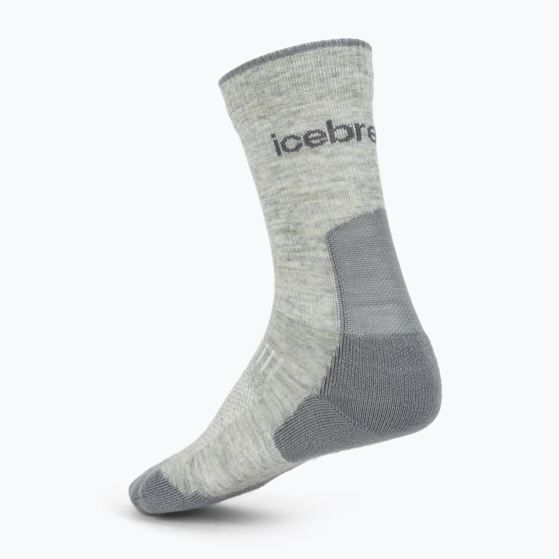 Dámské ponožky icebreaker Merino Hike+ Light Crew 2 pairs blizzar hthr/alloy 2