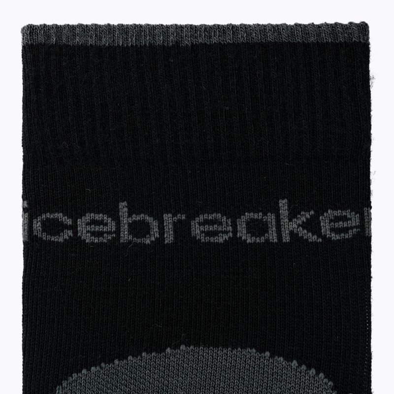 Pánské ponožky icebreaker Merino Hike+ Light Crew 2 pairs black/obsidian 3