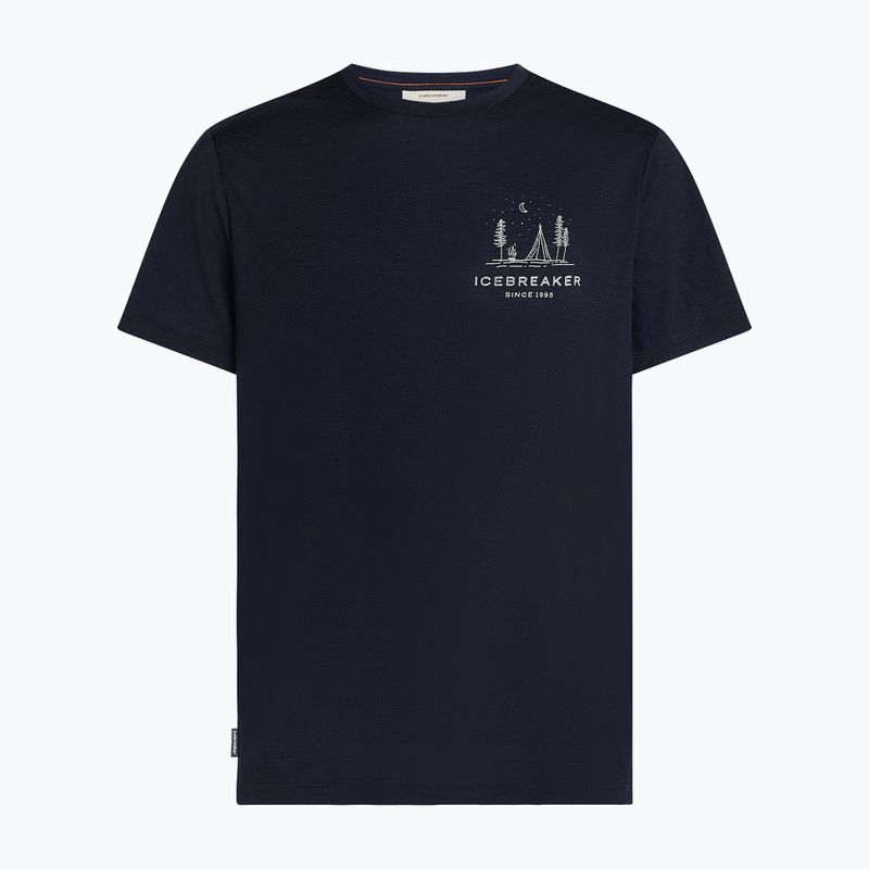 Pánské tričko icebreaker Merino 150 Tech Lite Peaceful Pass Tee midnight navy 7