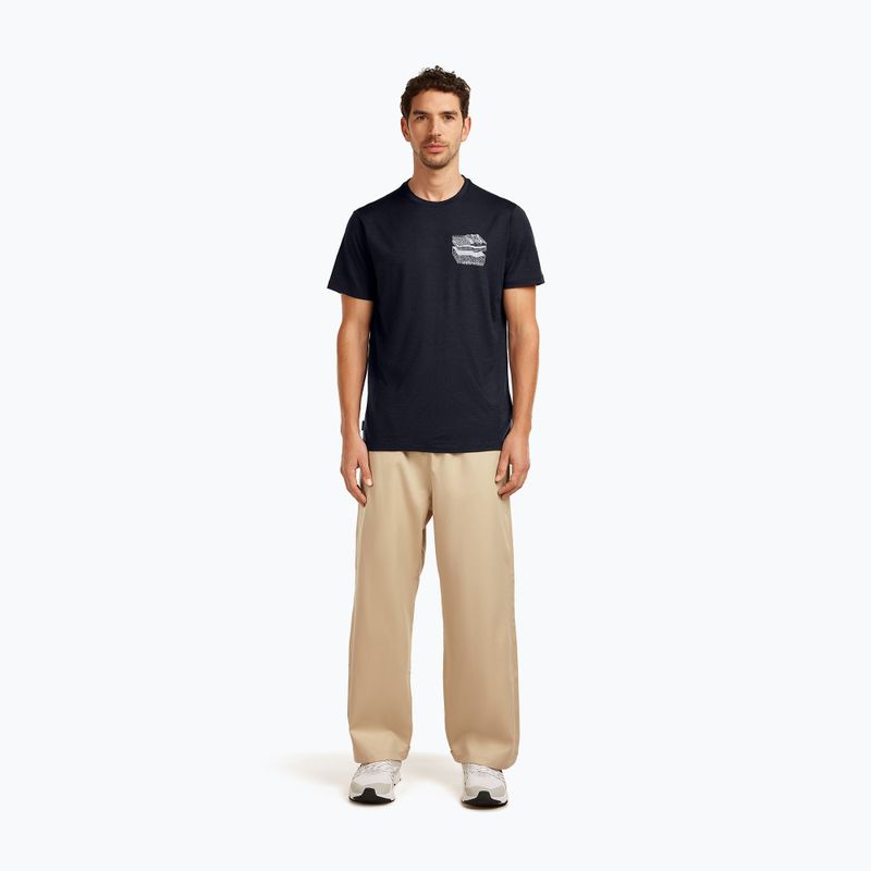 Pánské tričko icebreaker Merino 150 Tech Lite Evolving Lay Tee midnight navy 2