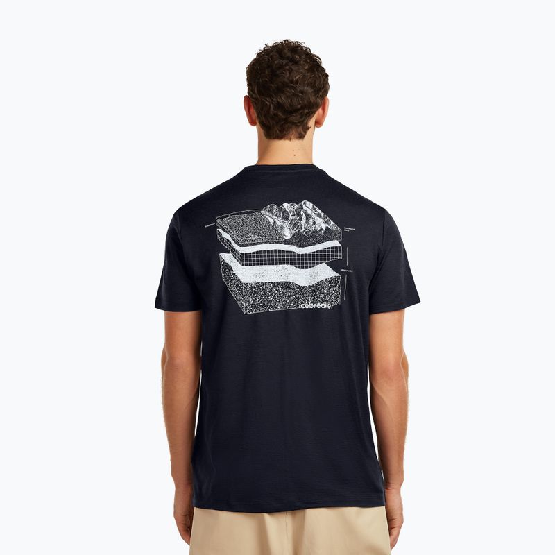 Pánské tričko icebreaker Merino 150 Tech Lite Evolving Lay Tee midnight navy 3