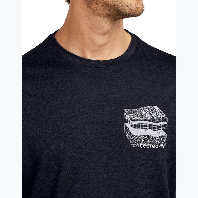 Pánské tričko icebreaker Merino 150 Tech Lite Evolving Lay Tee midnight navy 5
