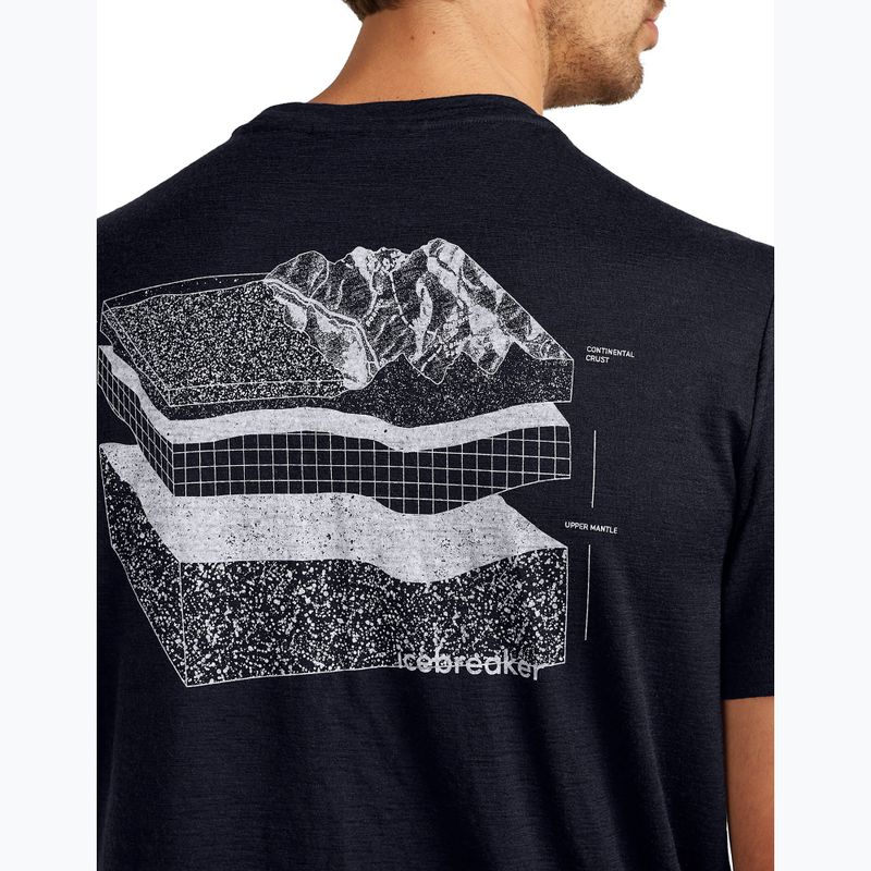 Pánské tričko icebreaker Merino 150 Tech Lite Evolving Lay Tee midnight navy 6