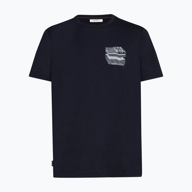 Pánské tričko icebreaker Merino 150 Tech Lite Evolving Lay Tee midnight navy 7