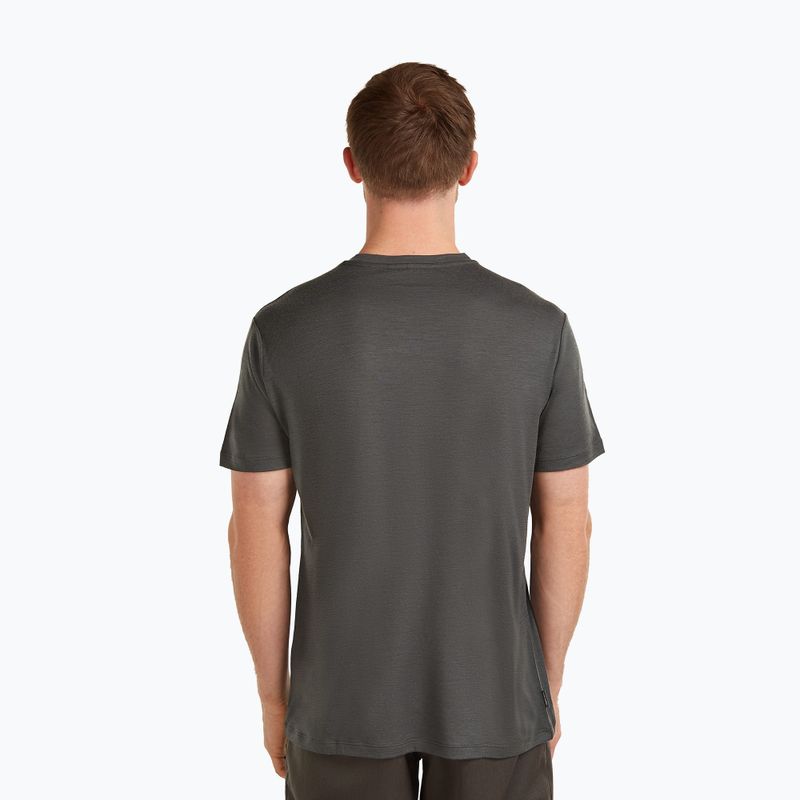 Pánské tričko icebreaker Merino 150 Tech Lite The Peaks obsigian 3