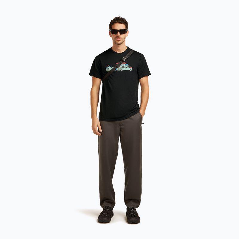 Pánské tričko icebreaker Merino 150 Tech Lite Transportage Tee black 4