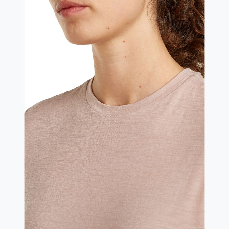 Dámské trekingové tričko icebreaker Merino 150 Tech Lite III Tee pink quartz 5