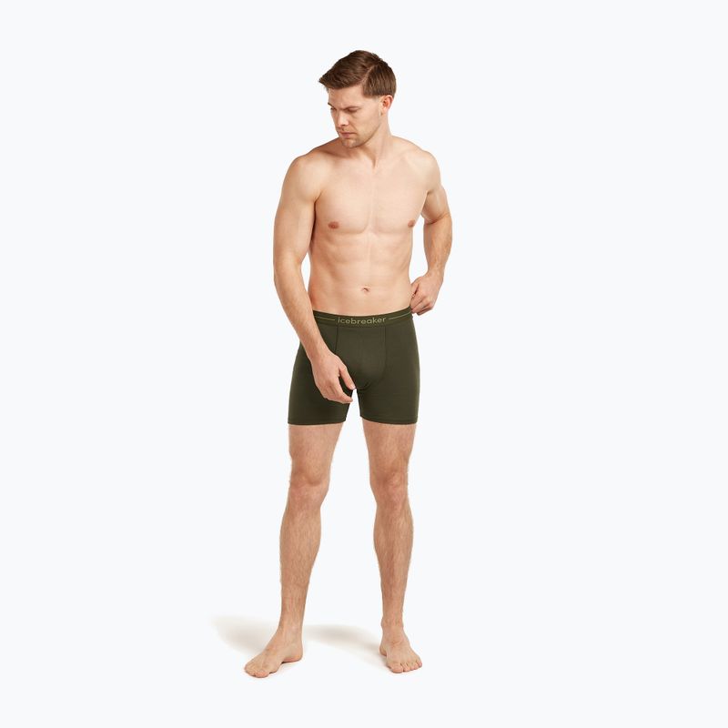 Pánské termo boxerky icebreaker Anatomica dark loden 6