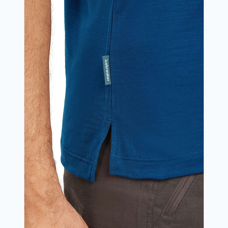 Pánské trekingové tričko icebreaker Merino 125 Cool-Lite Sphere III Tee atlantis 6