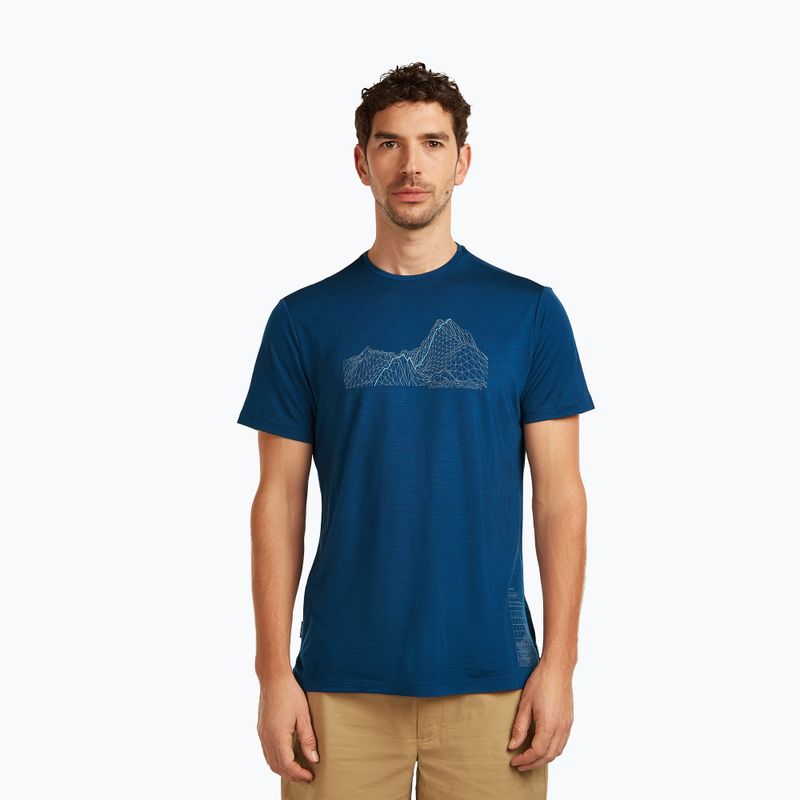 Pánské tričko icebreaker Merino 125 Cool-Lite Sphere Beta Tee atlantis