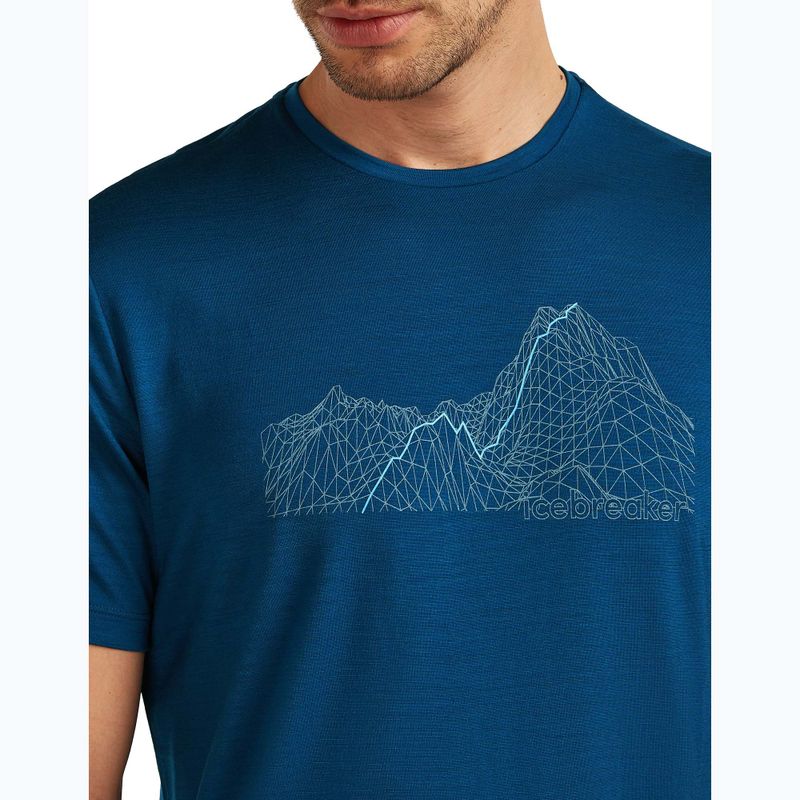Pánské tričko icebreaker Merino 125 Cool-Lite Sphere Beta Tee atlantis 5