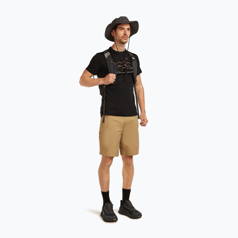 Pánské tričko icebreaker Merino 125 Cool-Lite Sphere Tee Across The Peaks black 4