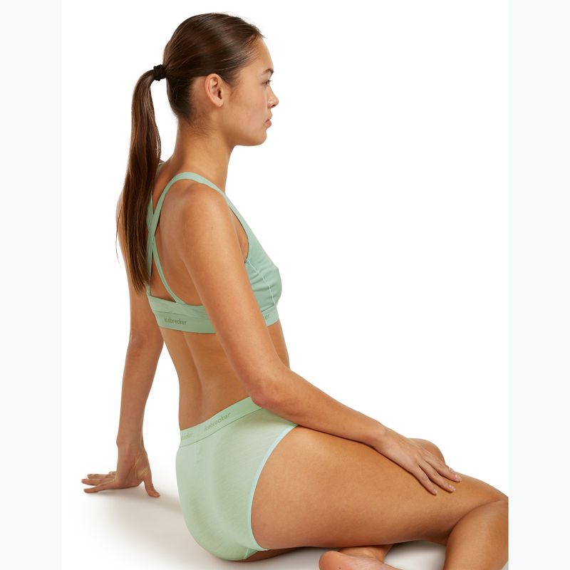 Dámské termo kalhotky Icebreaker Merino 125 Cool-Lite Sprite Hipster mint 6