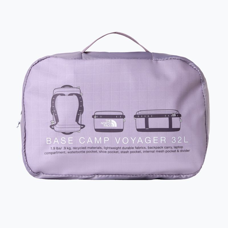 Cestovní taška The North Face Base Camp Voyager Duffel 32 l transcendent grey/endle 4