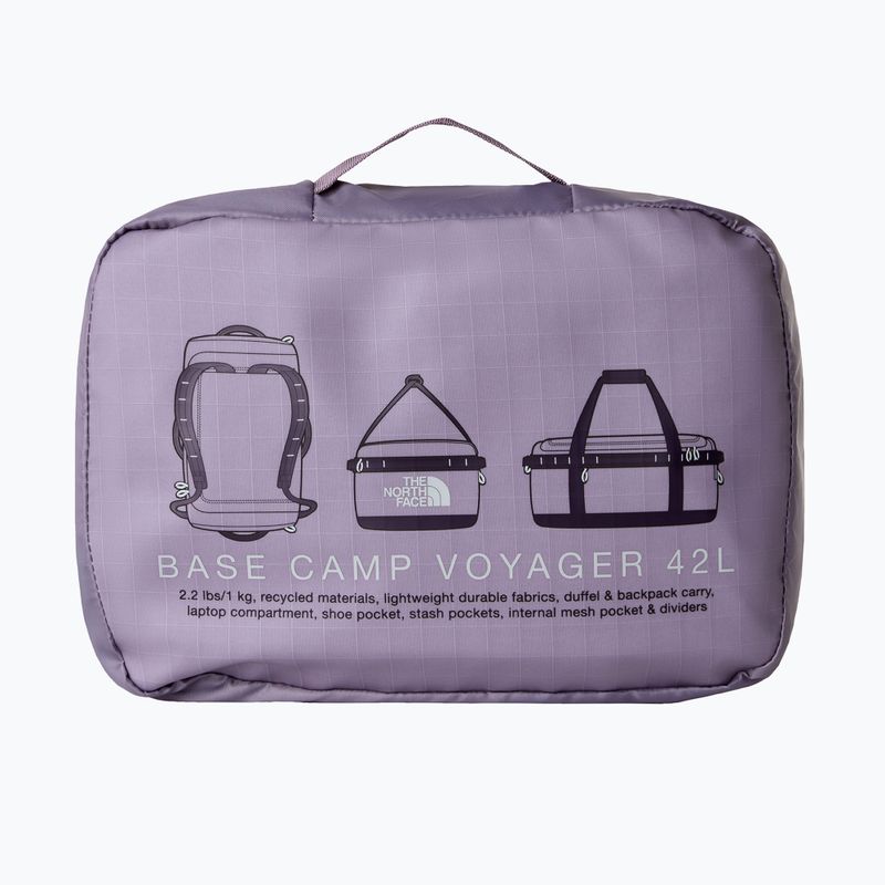 Cestovní taška The North Face Base Camp Voyager Duffel 42 transcendent grey/endle 4