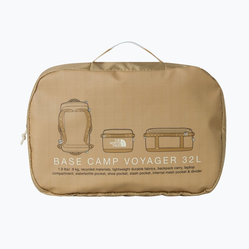 Cestovní taška The North Face Base Camp Voyager Duffel 32 l khaki stone/utility bro 4