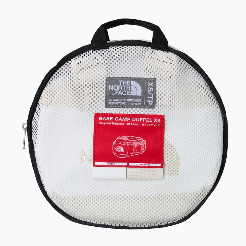 Cestovní taška The North Face Base Camp Duffel XS 31 l white ash/calacatta/pal 4