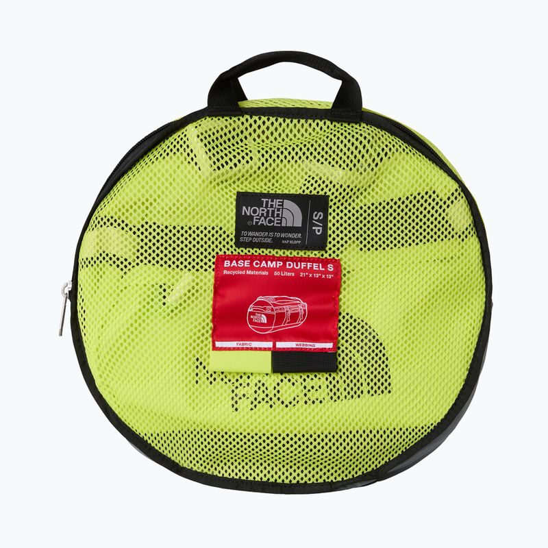 Cestovní taška The North Face Base Camp Duffel S 50 l fizz lime/lemon mist/tn 4