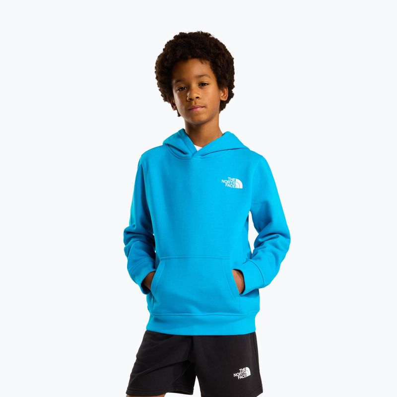 Dětská mikina The North Face Teen Box Nse Regular Hoodie meridian blue