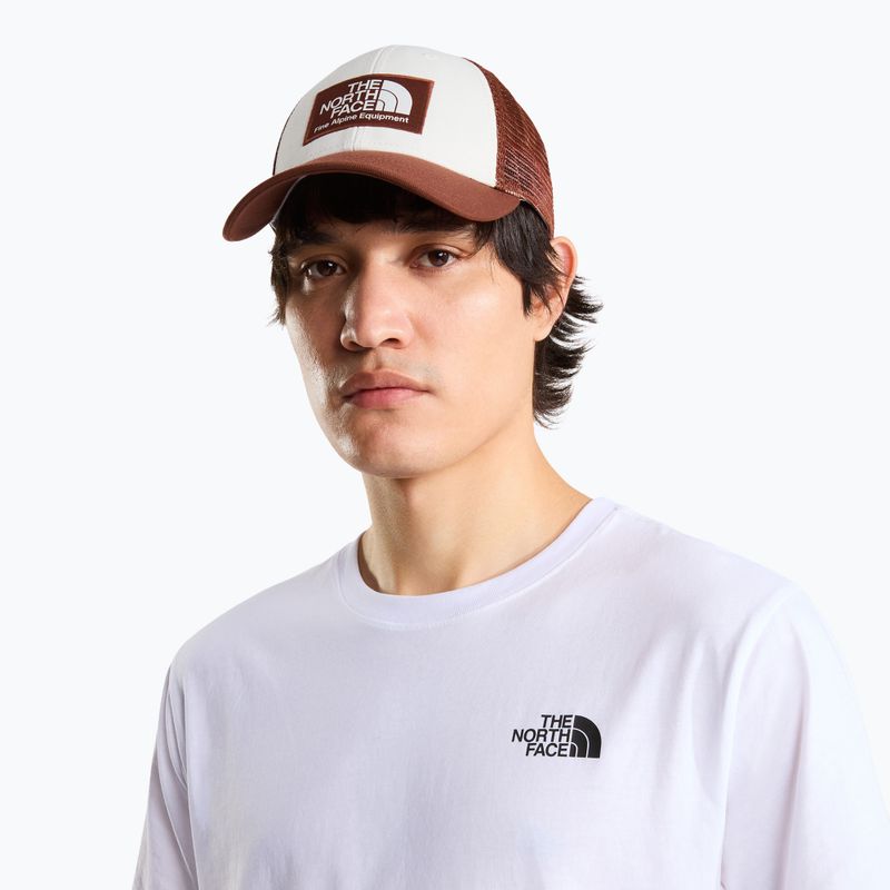 Pánská kšiltovka The North Face Mudder Trucker ember soil-white dune 3