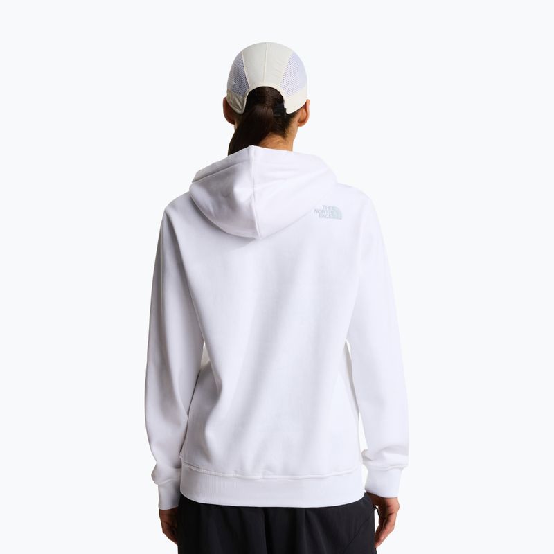 Dámská mikina The North Face Drew Peak Pullover Hoodie white/frost grey 3