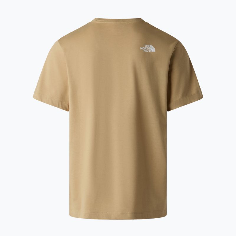 Pánské tričko na lezení The North Face Evolution Half Dome khaki stone 7