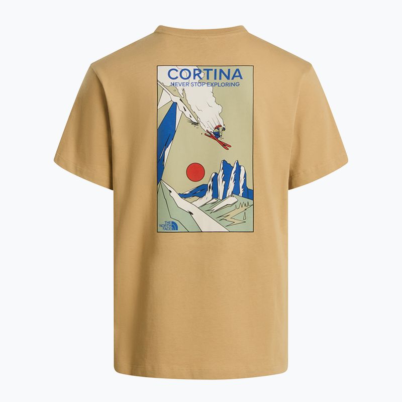 Pánské trekové tričko The North Face Mountain Celebration Regular khaki stone 5