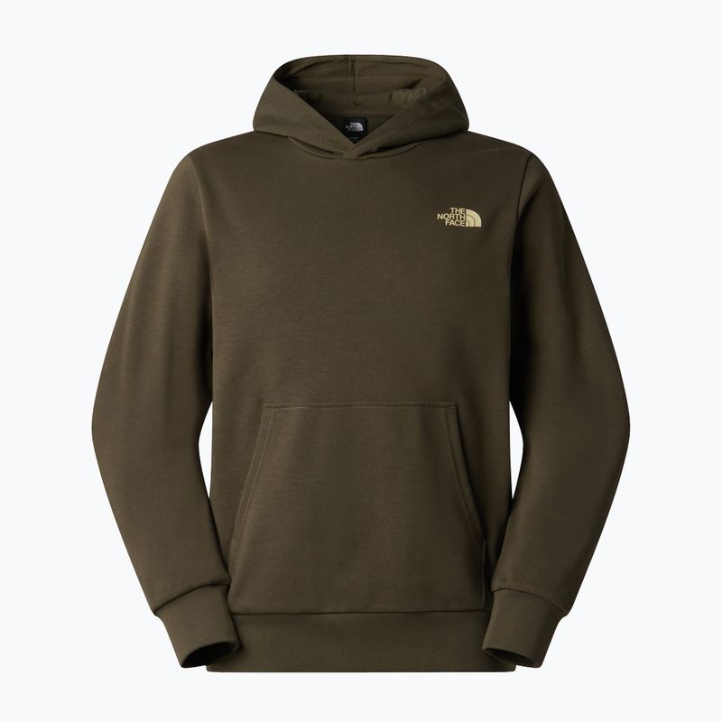 Pánská mikina The North Face Monte Regular Hoodie Graphic new taupe green 4