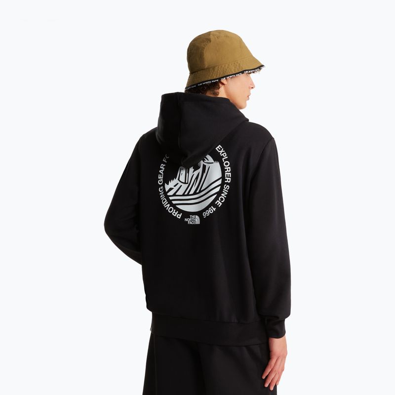 Pánská mikina The North Face Monte Regular Hoodie Graphic tnf black 3