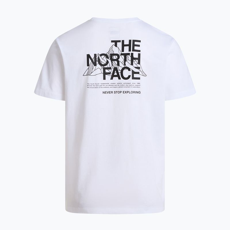 Pánské tričko The North Face Mountain Sketch Regular tnf white 5