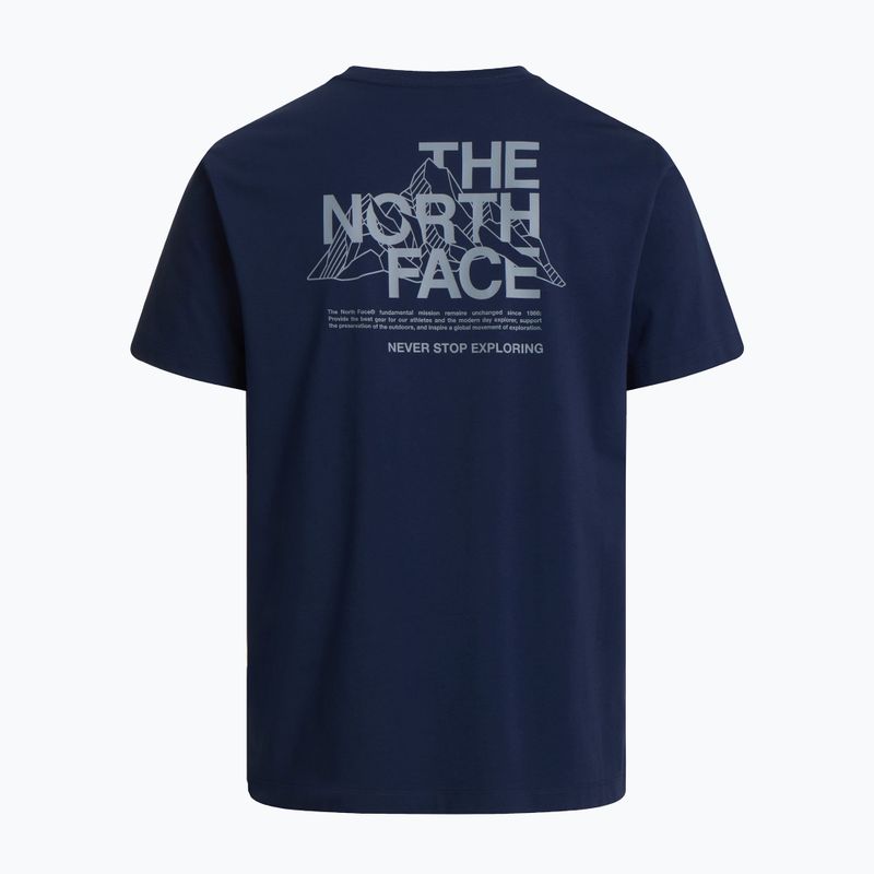 Pánské trekové tričko The North Face Moutain Sketch Regular summit navy 6