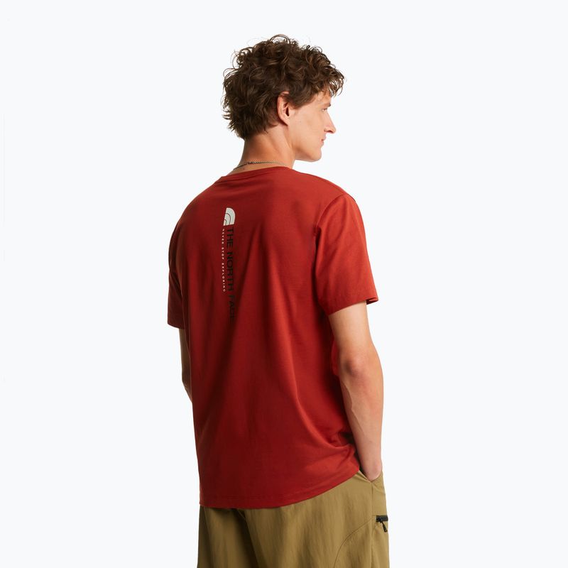 Pánské trekové tričko The North Face Vertical Regular iron clay 2